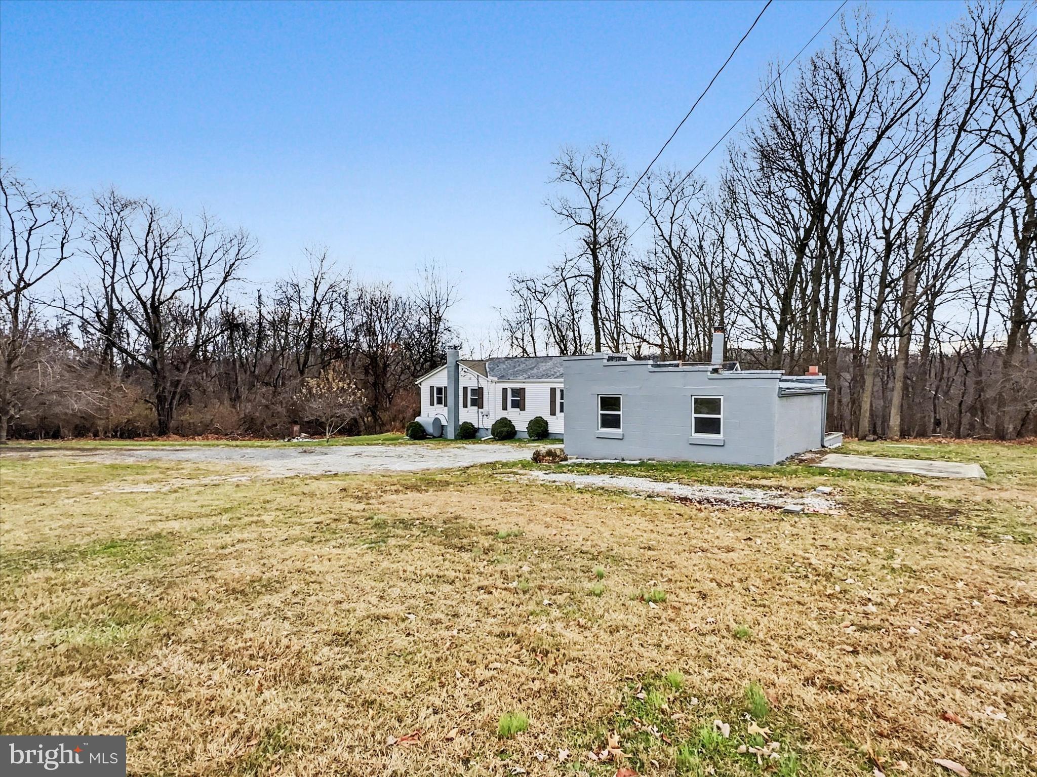 1063 Snyder Corner Road Red Lion, PA 17356 - Photo 22 of 23 a front view of house with yard and trees in the background