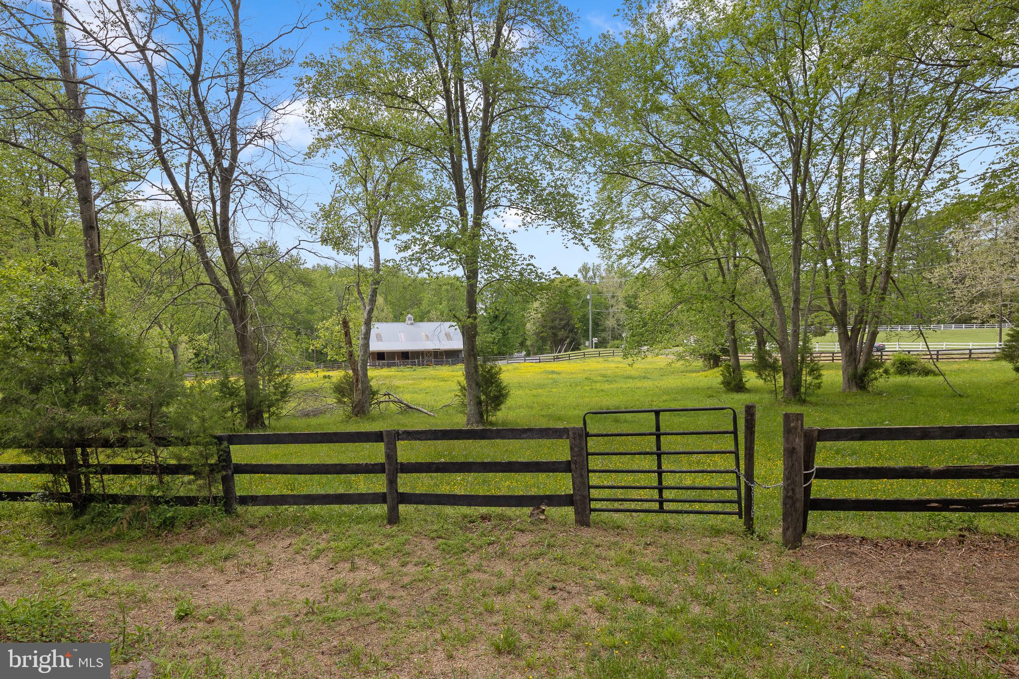 7432 Clifton Road Clifton, VA 20124 - Photo 3 of 6 View of Home from Barn / Paddock View