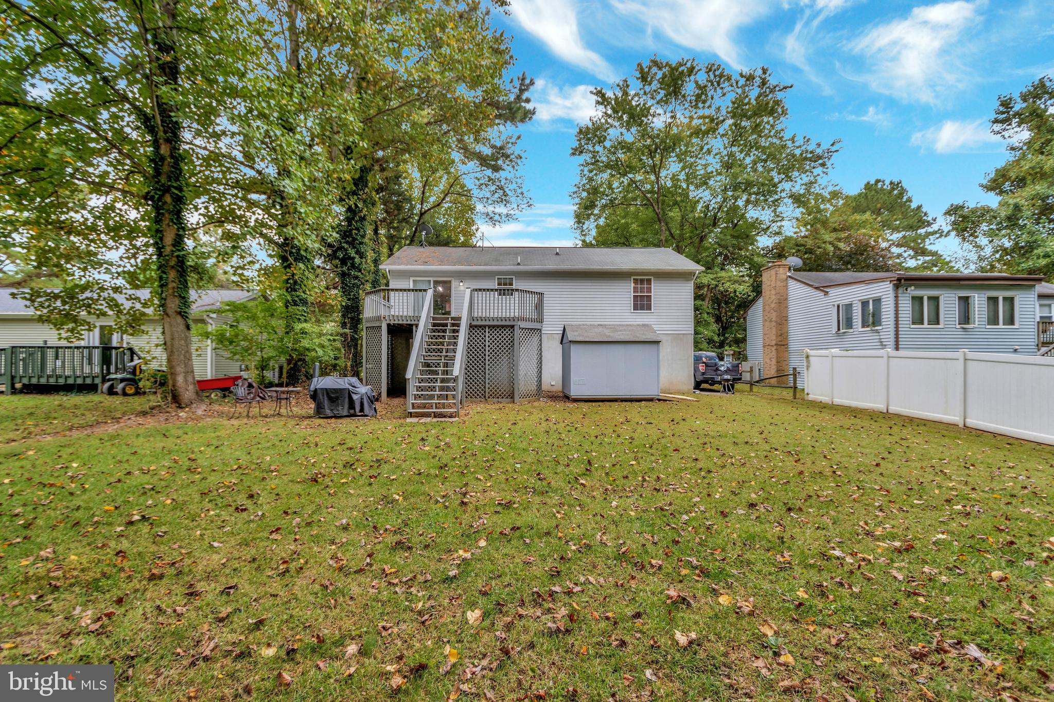 912 Crystal Rock Road Lusby, MD 20657 - Photo 27 of 27 Rear view of backyard