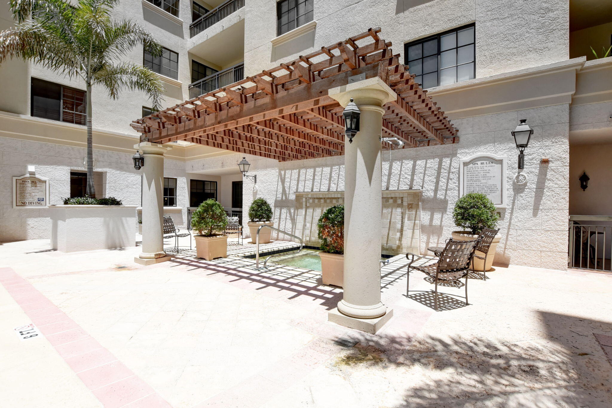 233 South Federal Highway, Unit 321 Boca Raton, FL 33432 - Photo 14 of 40 a view of a backyard with plants and patio