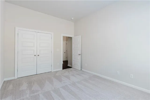 a view of an empty room