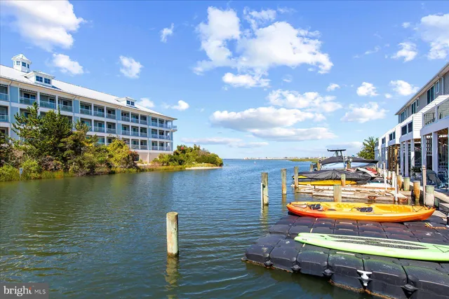 a view of a lake with a house