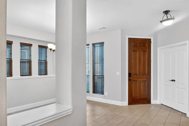 a view of an entryway door