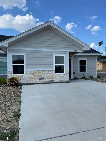 a backyard of a house