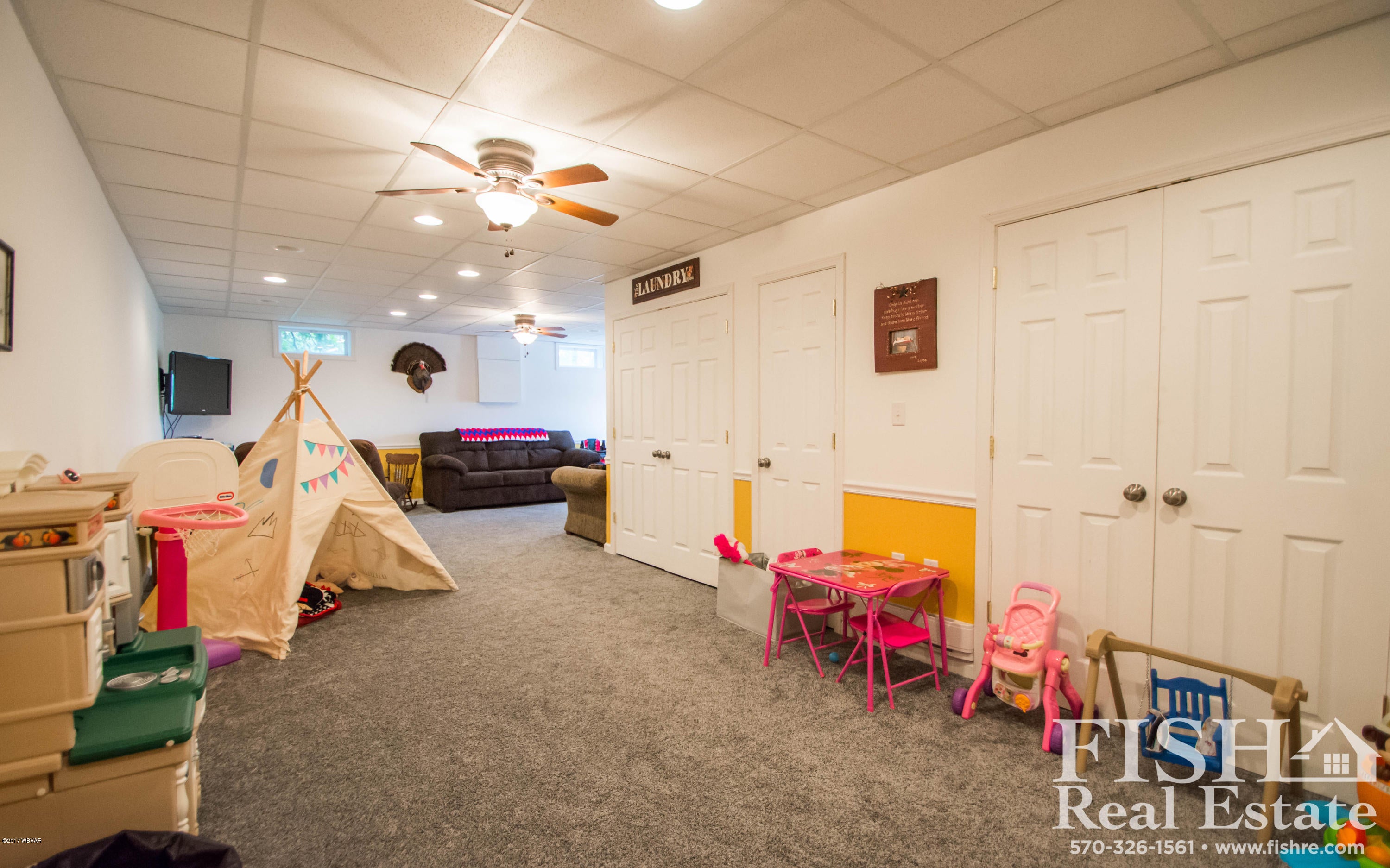 203 Wagner Road Jersey Shore, PA 17740 - Photo 14 of 21 Play area in lower family room