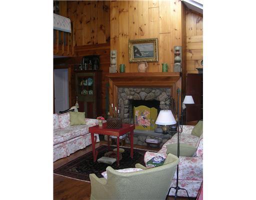 244 Black Island Road Oxford, ME 04270 - Photo 15 of 25 Living Room. Cathedral ceilings,...