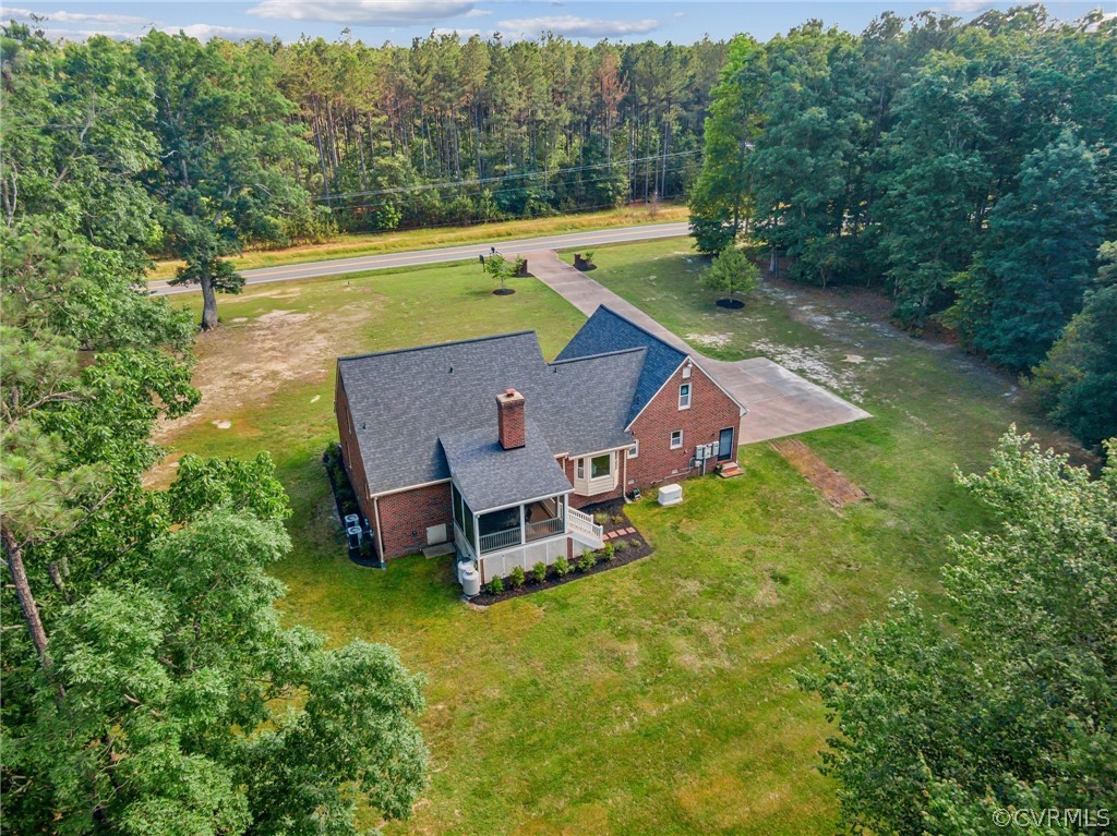 13200 River Road Chesterfield, VA 23838 - Photo 44 of 50 an aerial view of a house with swimming pool garden and patio