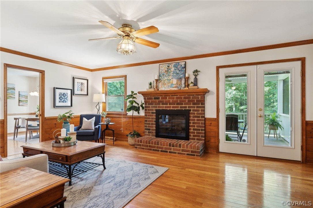 13200 River Road Chesterfield, VA 23838 - Photo 6 of 50 a living room with furniture and a fireplace