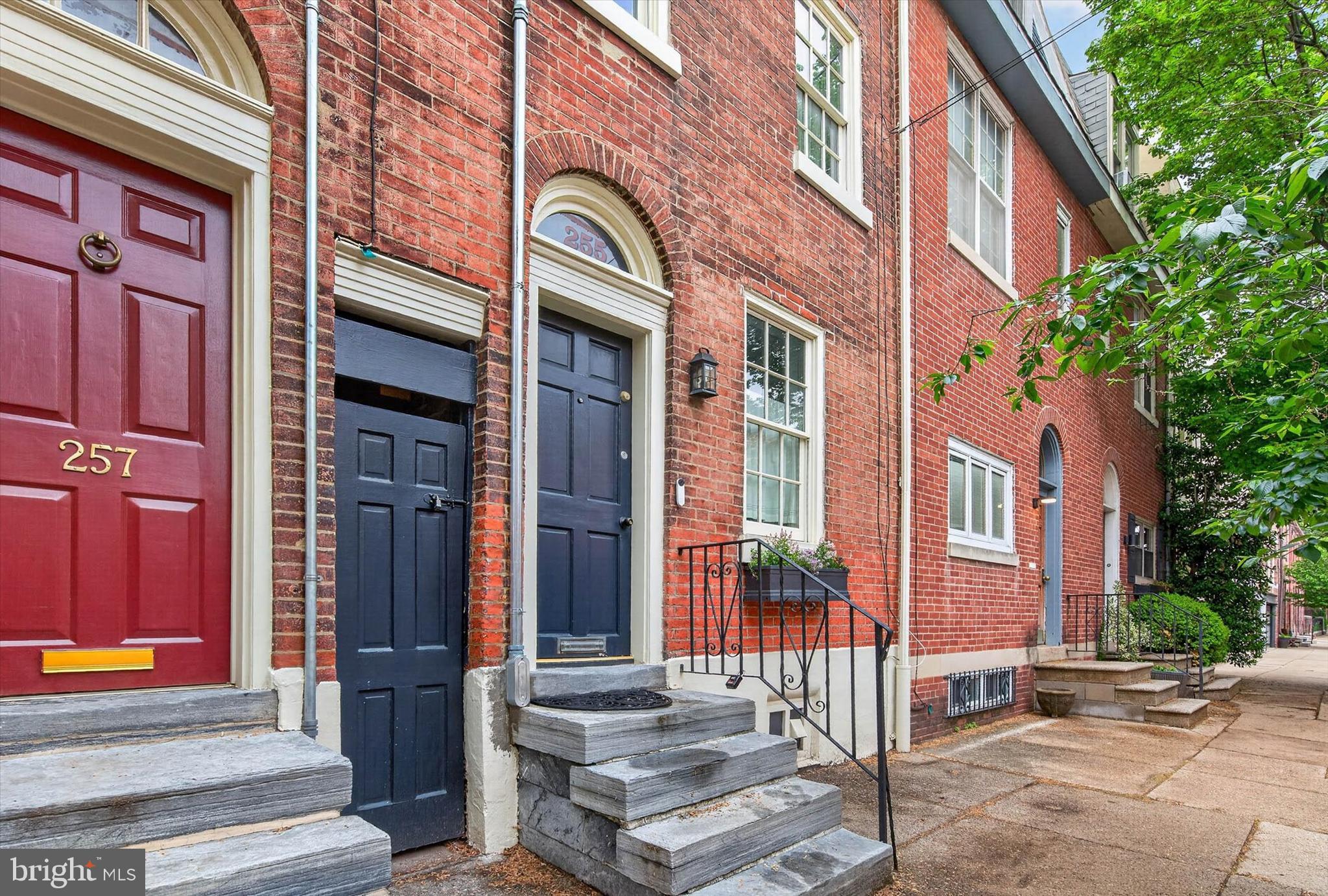 Front Exterior w/Original Marble Front Steps