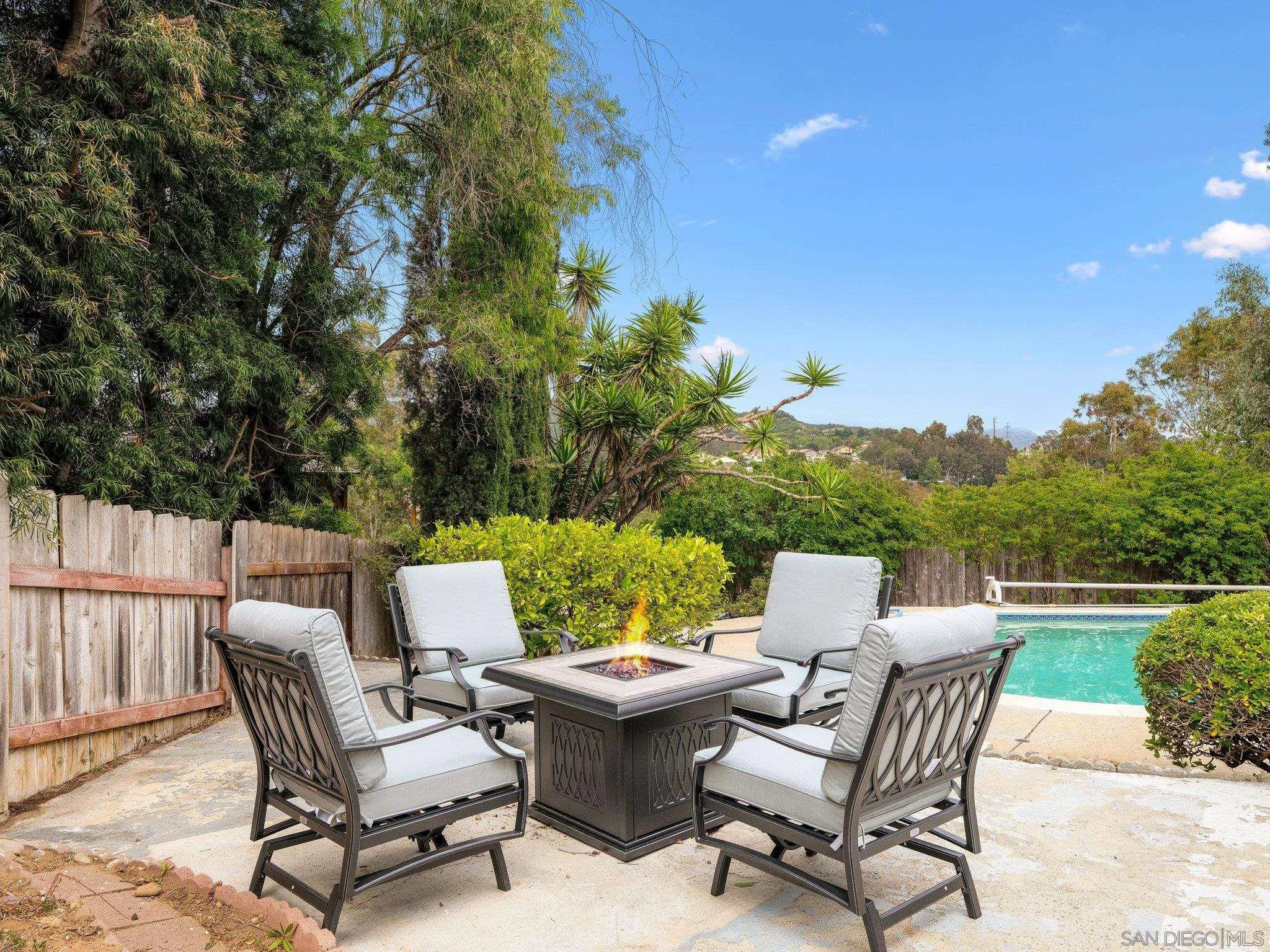 14813 Morningside Drive Poway, CA 92064 - Photo 21 of 37 a view of a patio with a table and chairs