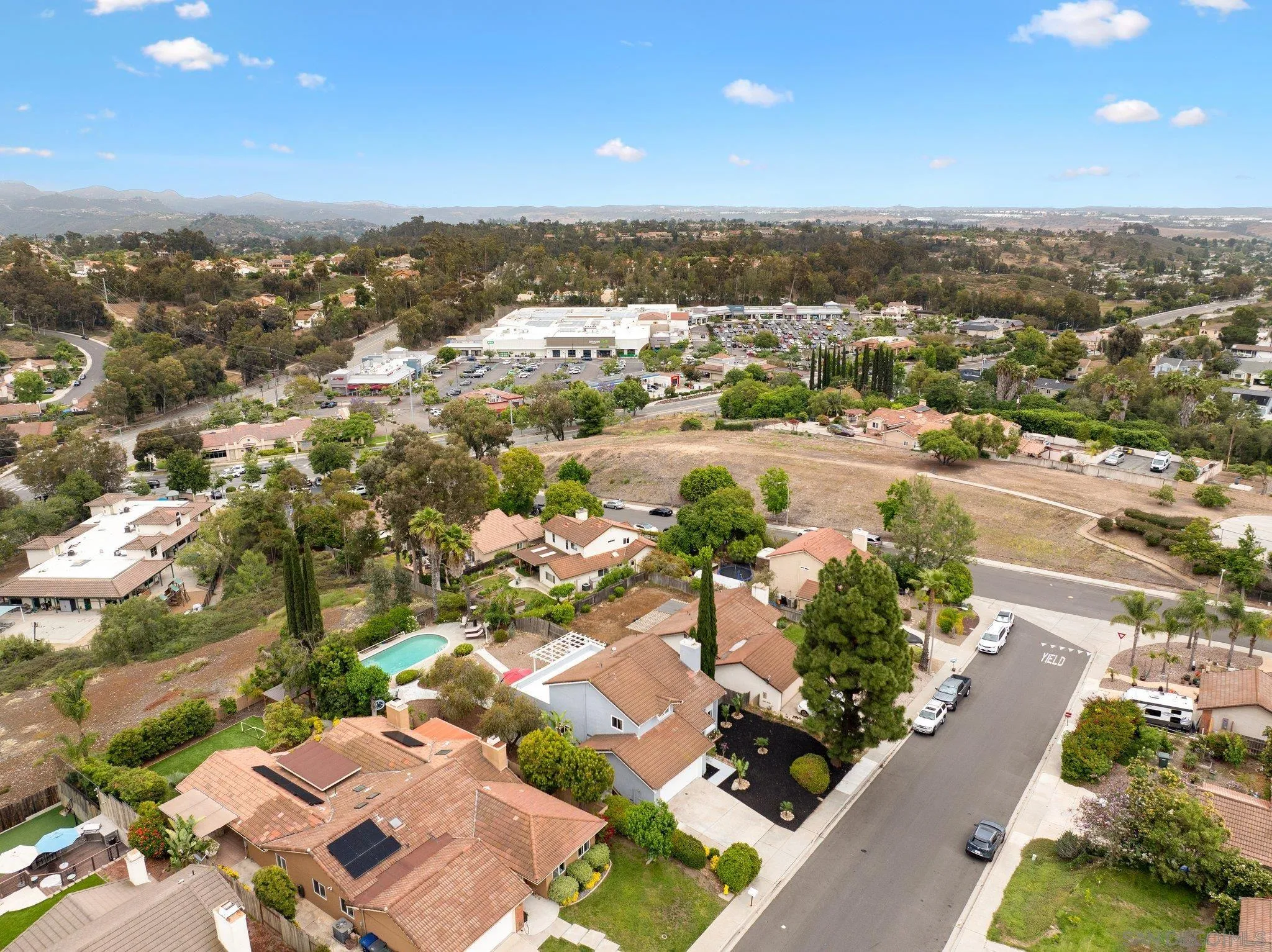 14813 Morningside Drive Poway, CA 92064 - Photo 33 of 37 an aerial view of residential houses with outdoor space