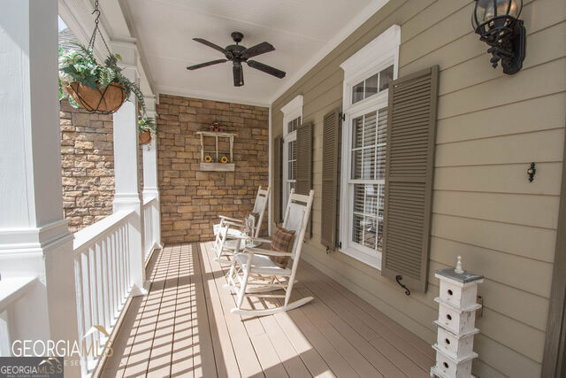 531 Grant Road Brooks, GA 30205 - Photo 13 of 96 a balcony view with a seating space