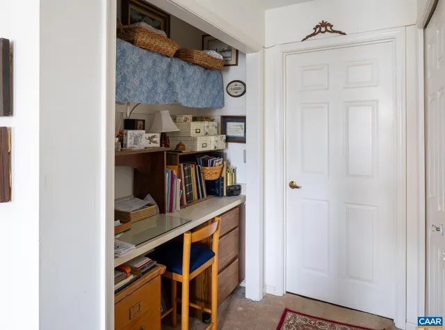 a view of storage and utility room
