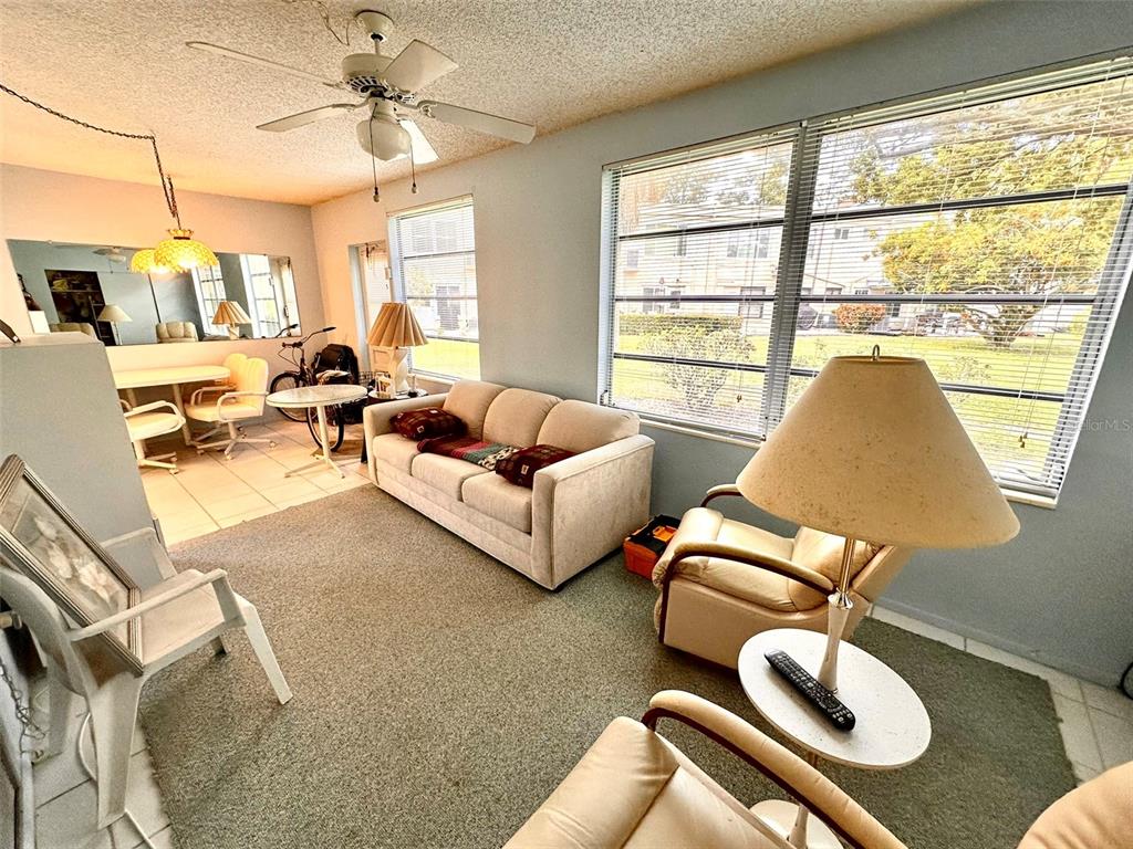 2404 Florentine Way, Unit 2 Clearwater, FL 33763 - Photo 18 of 37 a living room with furniture or couch and a large window