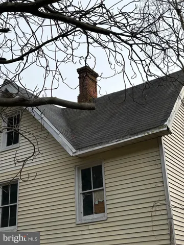 a close up of a white building