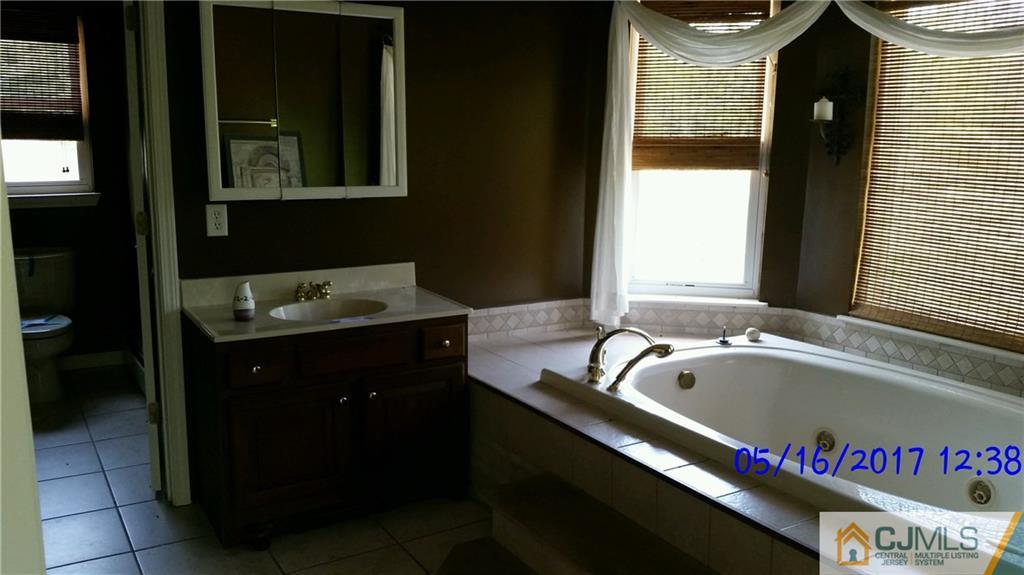 134 North Bergen Mills Road Monroe Township, NJ 08831 - Photo 7 of 11 a bath room with a sink and a mirror