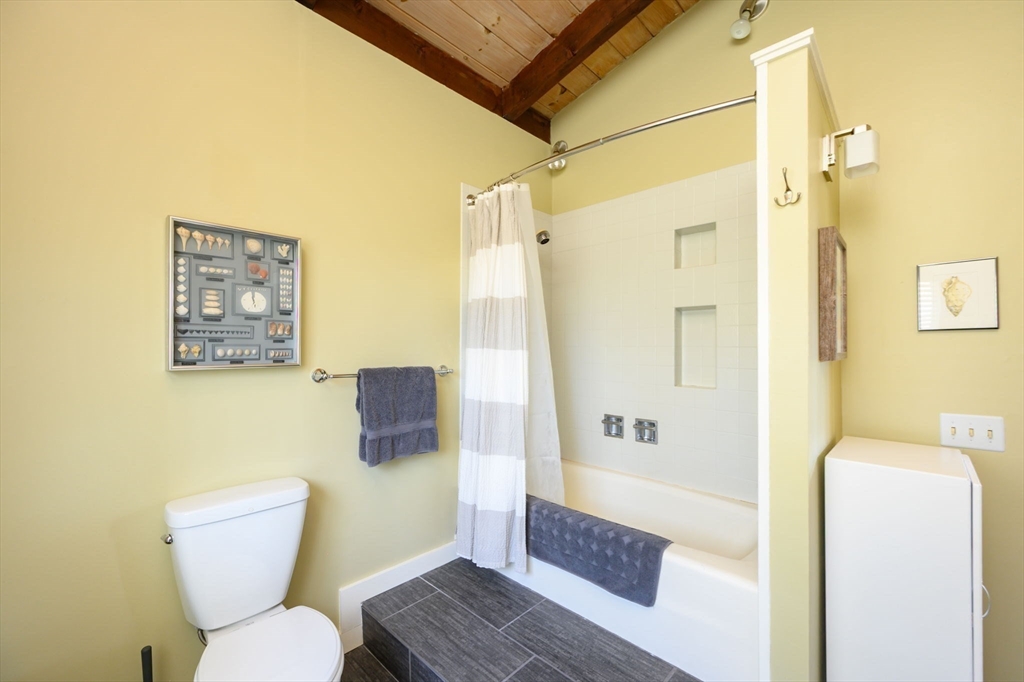 97 Bells Neck Road West Harwich, MA 02671 - Photo 17 of 41 a bathroom with a toilet and a shower