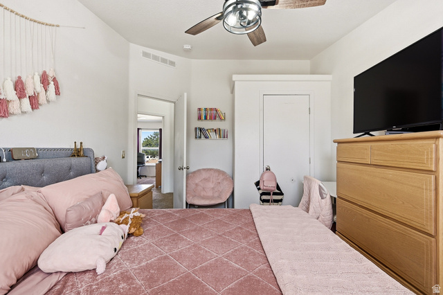 1637 East Midvalley Road Enoch, UT 84721 - Photo 26 of 48 Bedroom with ceiling fan