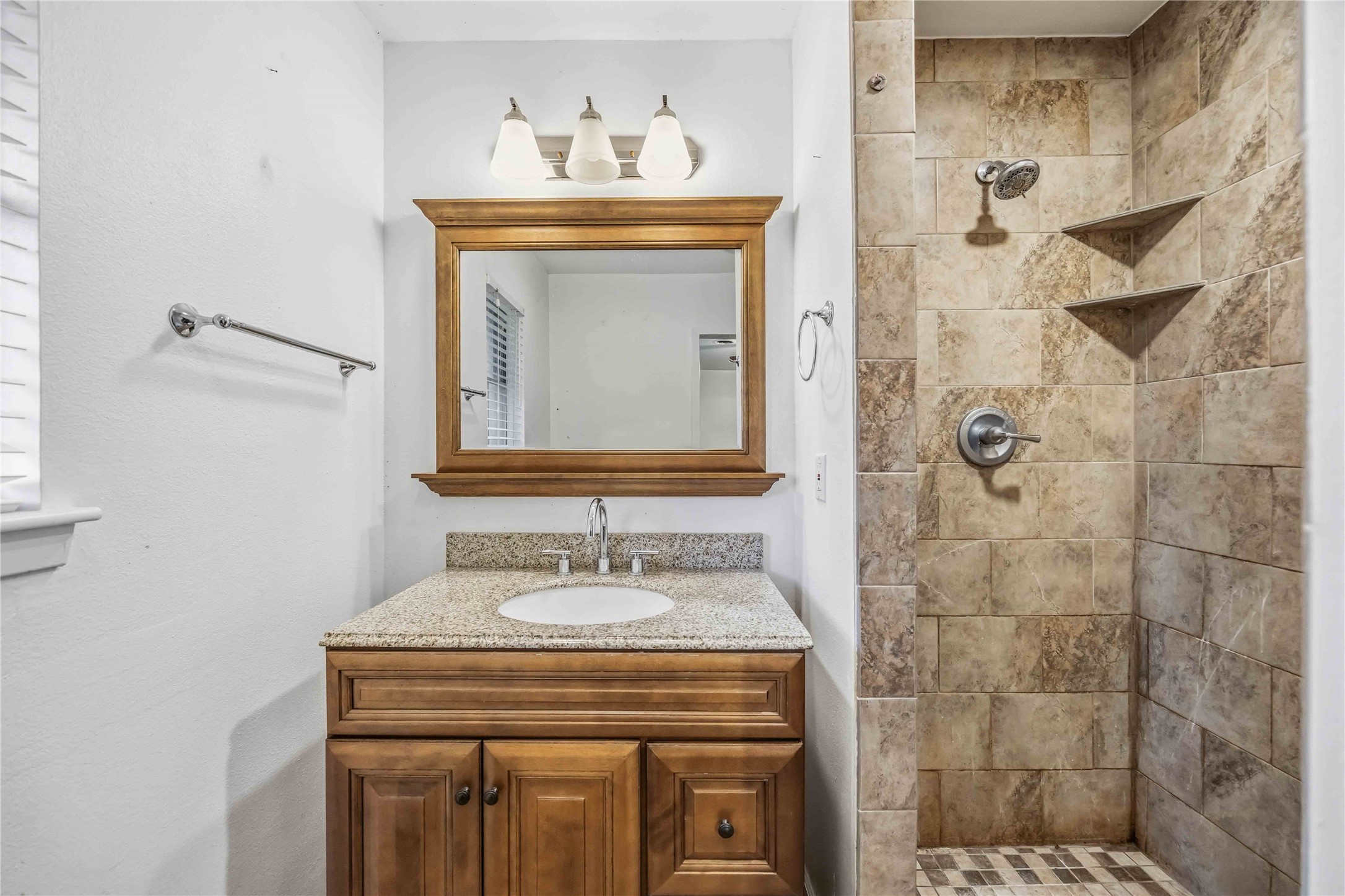 435 Rolling Wood Road Baytown, TX 77520 - Photo 24 of 29 Newly tiled shower in primary