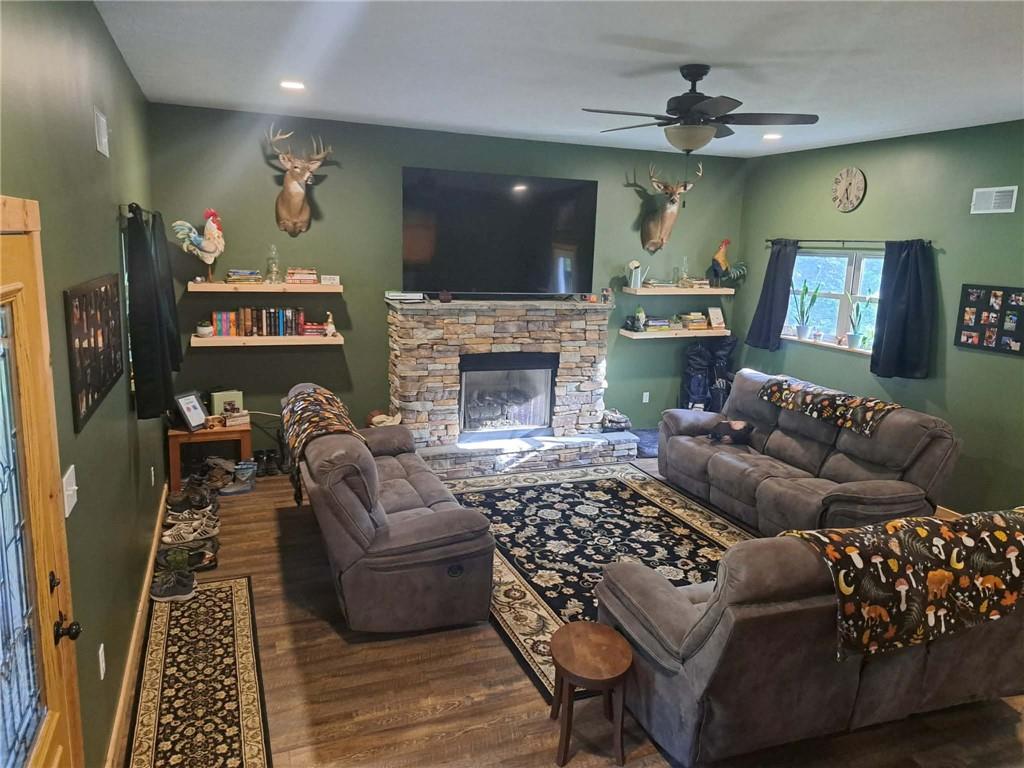 1478 Sinktown Road Home, PA 15747 - Photo 10 of 23 Large Family room with gas fireplace