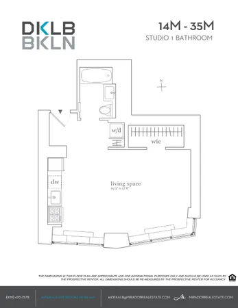$3,400 | 80 Dekalb Avenue, Unit 19M | Fort Greene
