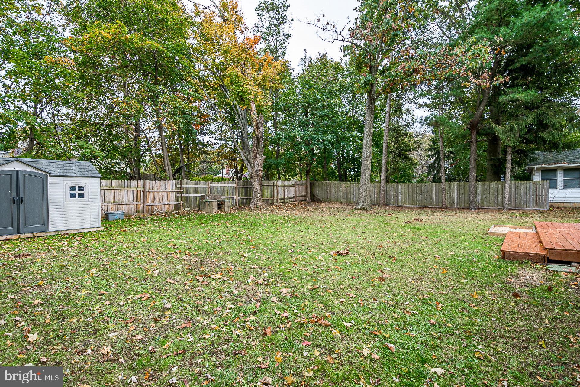 47 Wallace Road Princeton Junction, NJ 08550 - Photo 25 of 27 a view of a backyard with a garden