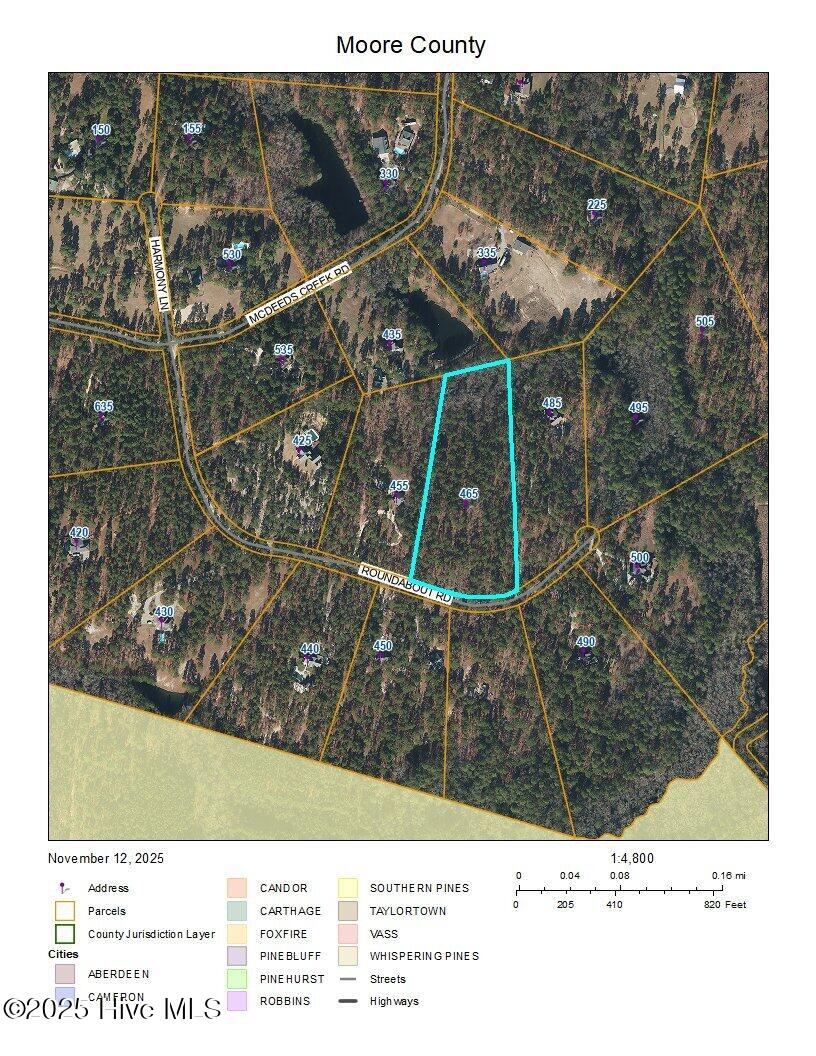 465 Roundabout Road Carthage, NC 28327 - Photo 9 of 10 Aerial