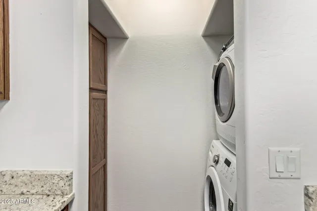 a view of a building with a patio