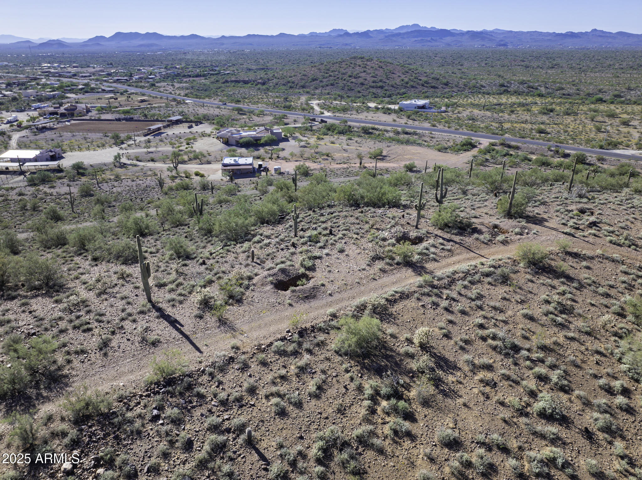 43327 North Castle Hot Springs Road, Unit TOP Morristown, AZ 85342 - Photo 12 of 15 a view of outdoor space and mountain view