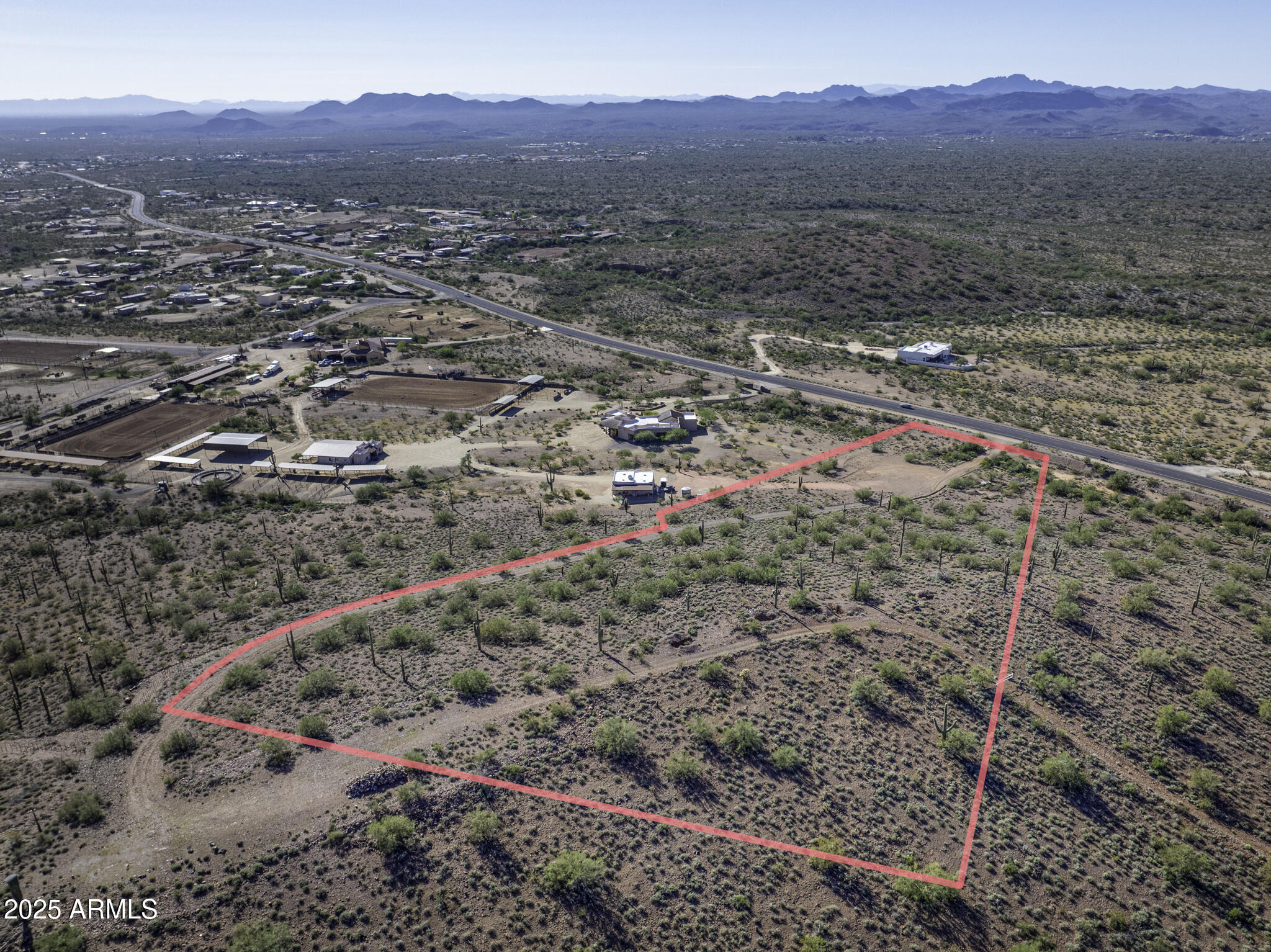 43327 North Castle Hot Springs Road, Unit TOP Morristown, AZ 85342 - Photo 5 of 15 a view of a mountain with a forest