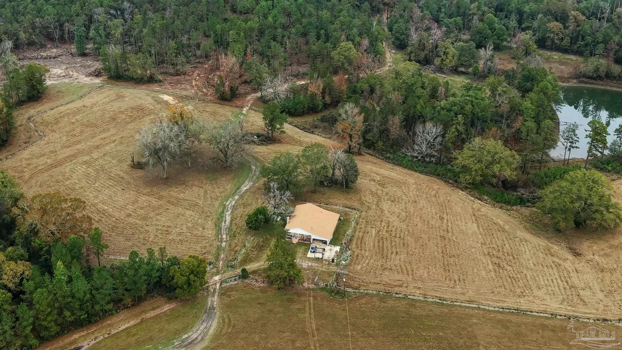 9023 County Road Millry, AL 36558 - Photo 71 of 72 an aerial view of residential house with outdoor space