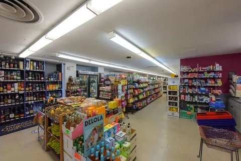 a view of a storage in a room