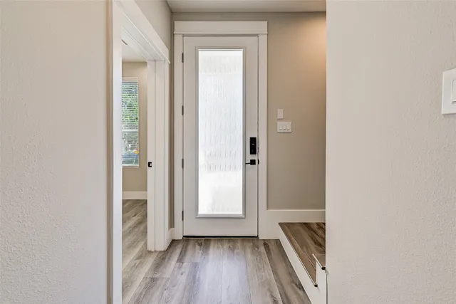 wooden floor in a gallery