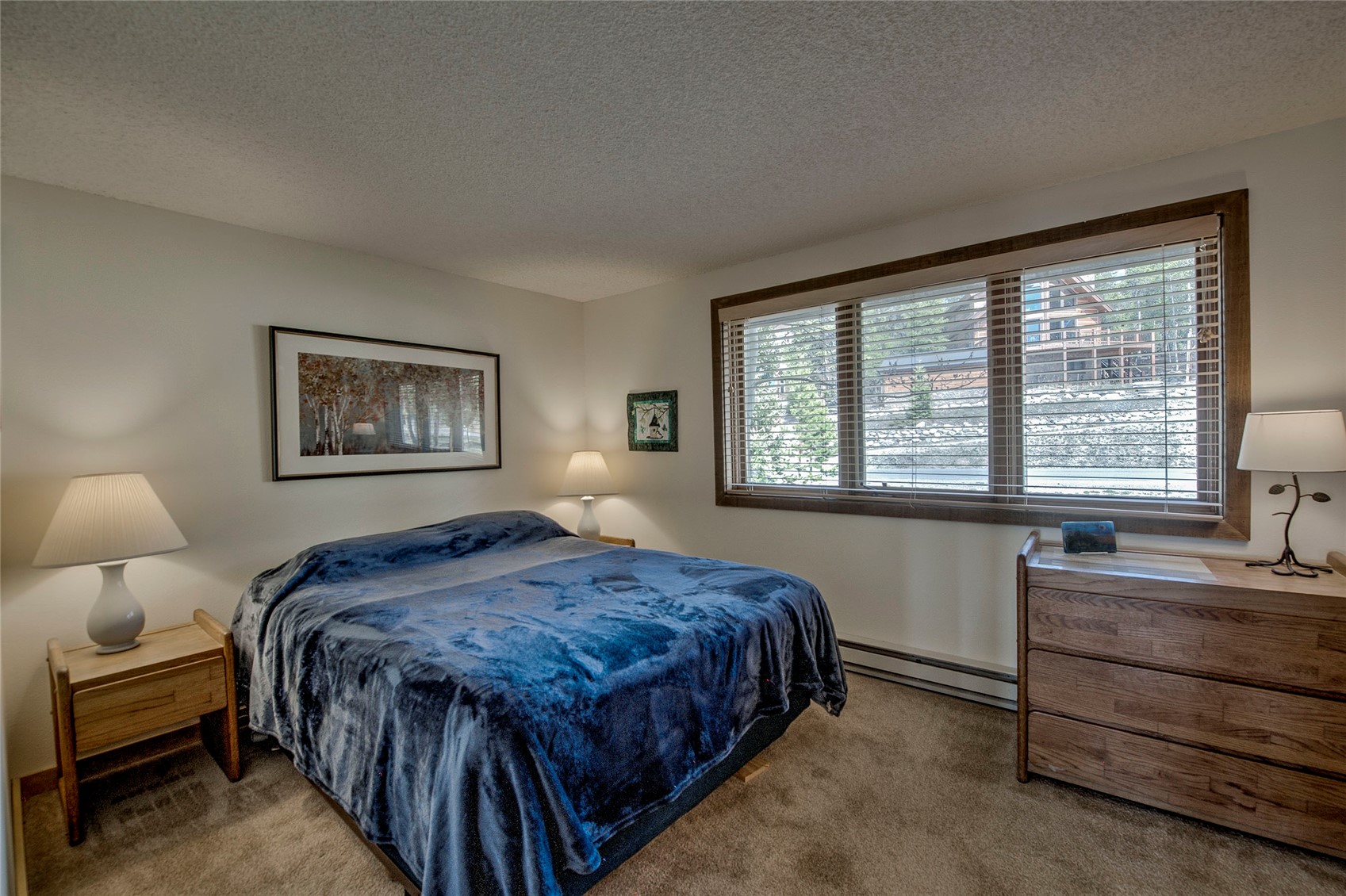 187 Fuller Placer Road, Unit B Breckenridge, CO 80424 - Photo 12 of 33 a bedroom with a bed and a window