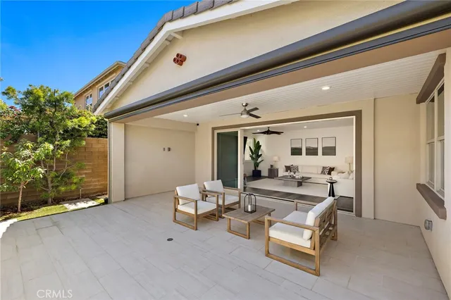 a outdoor space with patio