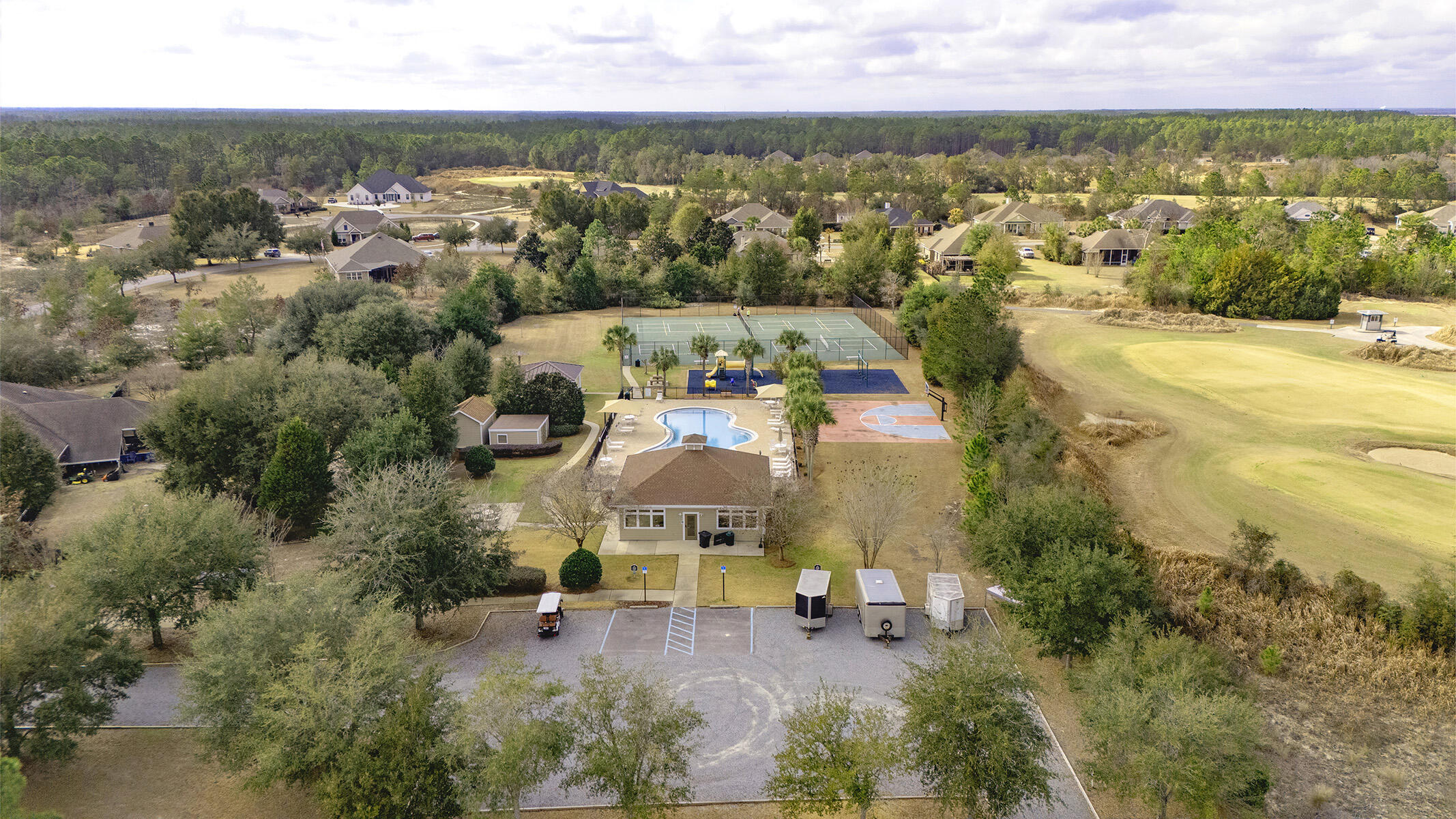 Tbd Brushed Dune Circle Freeport, FL 32439 - Photo 12 of 26 an aerial view of residential houses with outdoor space and swimming pool