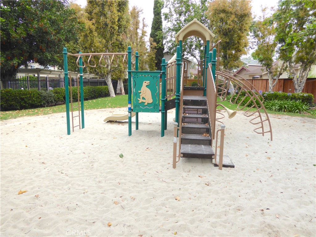 45 Bridgeport Irvine, CA 92620 - Photo 19 of 20 a view of a bench in the backyard