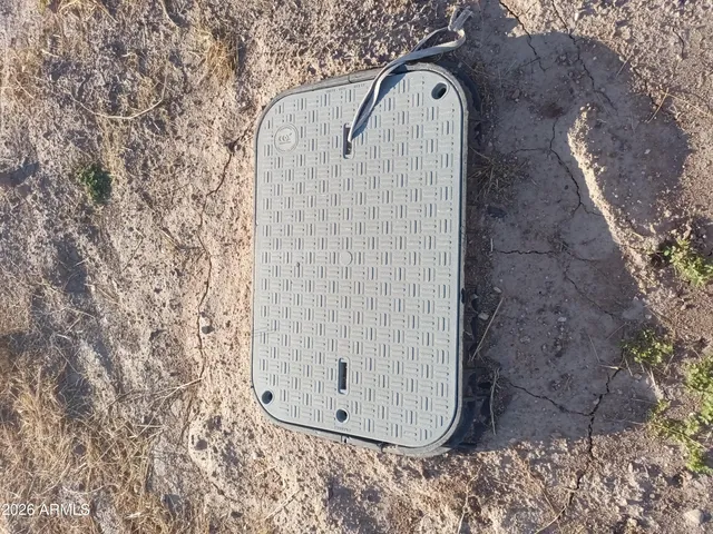 a view of a wooden door