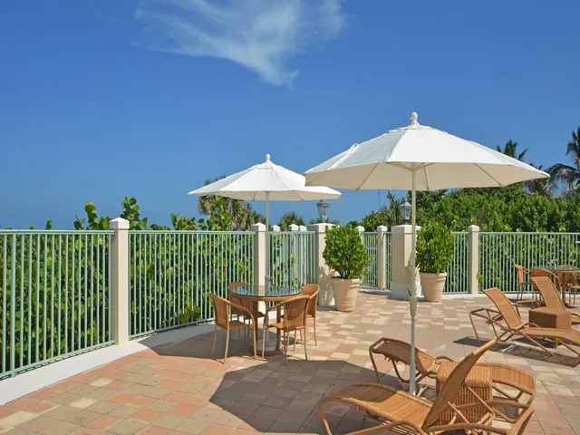 a view of a lake with outdoor space