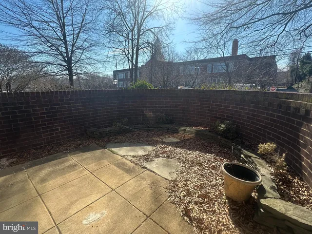 a backyard of a house