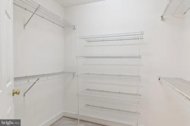 a view of walk in closet