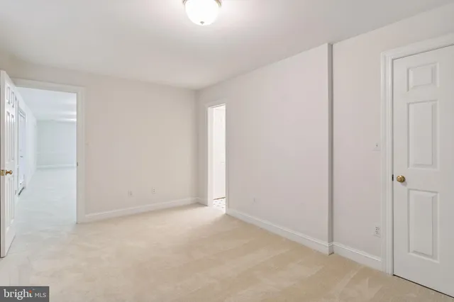 a view of an empty room