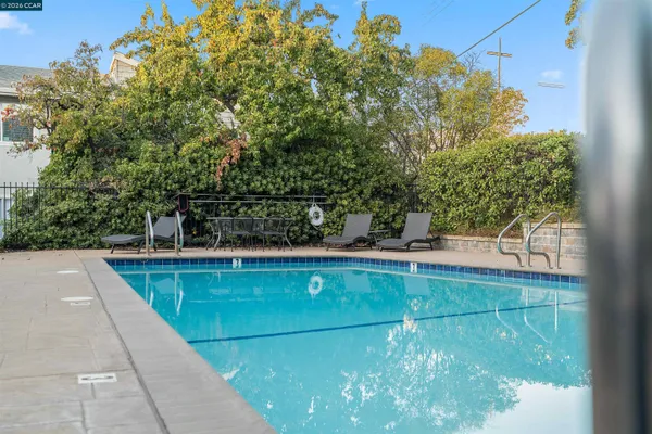 a view of outdoor space with swimming pool