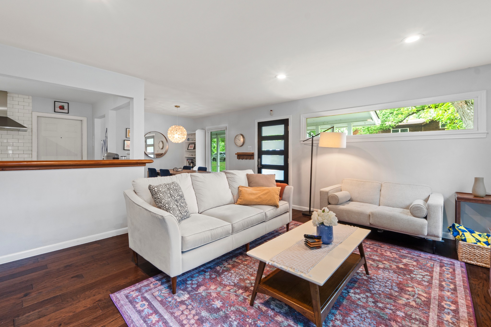 1301 Ridgemont Drive Austin, TX 78723 - Photo 12 of 32 a living room with furniture and a wooden floor