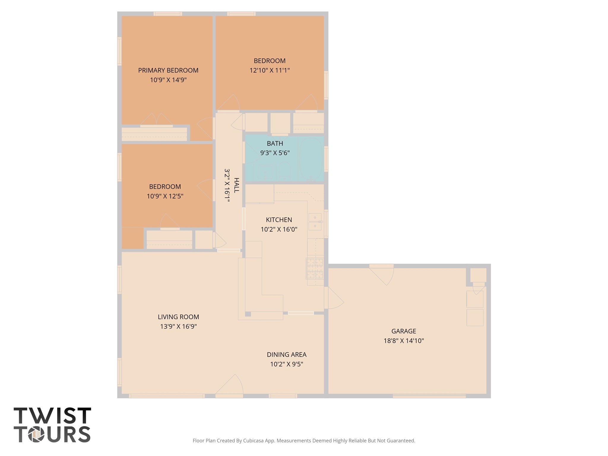 1301 Ridgemont Drive Austin, TX 78723 - Photo 32 of 32 a picture of a floor plan