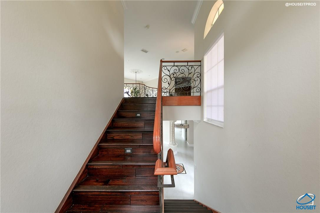 4524 Southwest 195th Way Miramar, FL 33029 - Photo 16 of 36 a view of entryway and hall with wooden floor