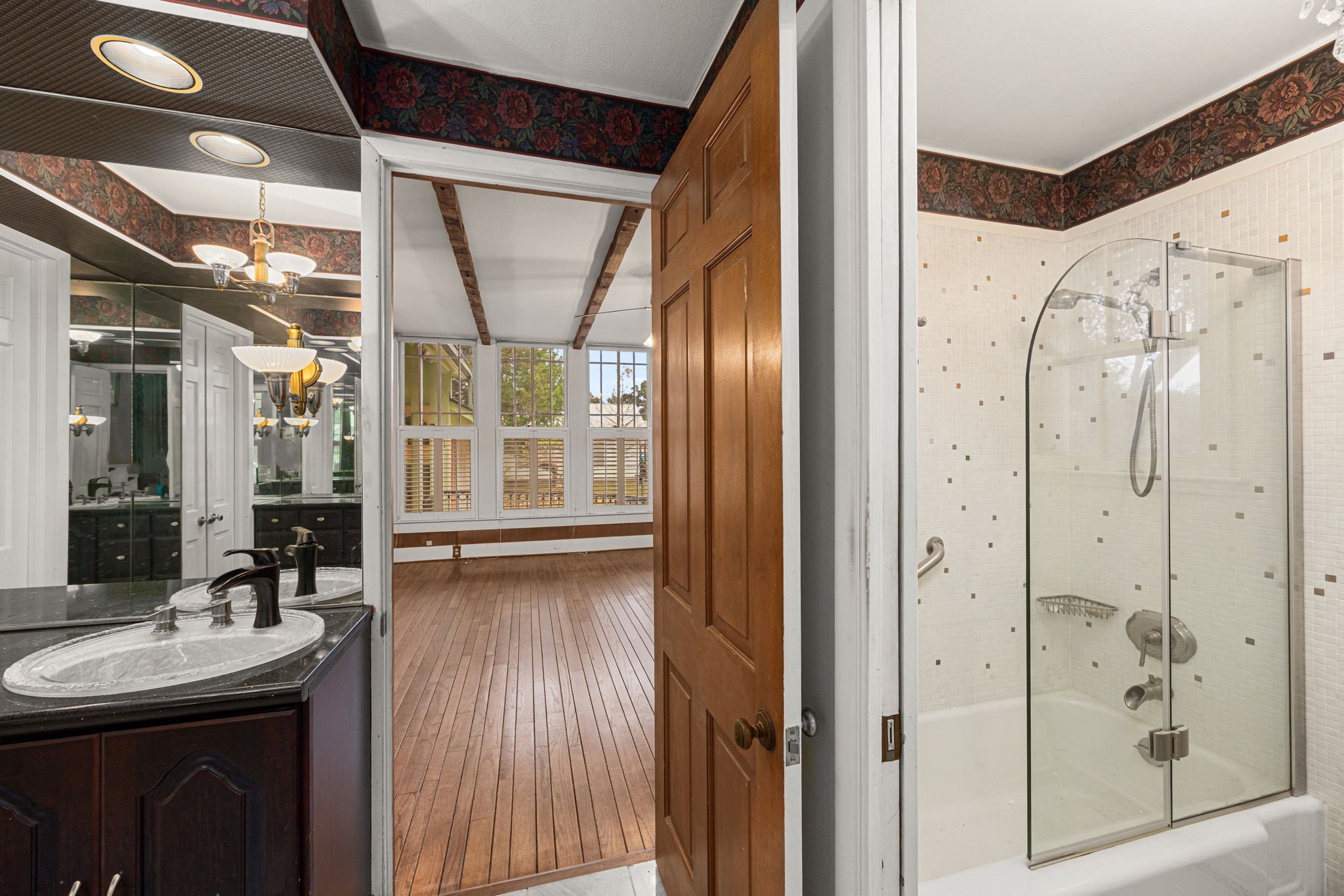 236 Preston Street Columbus, TX 78934 - Photo 29 of 50 a view of bathroom with a shower and mirror