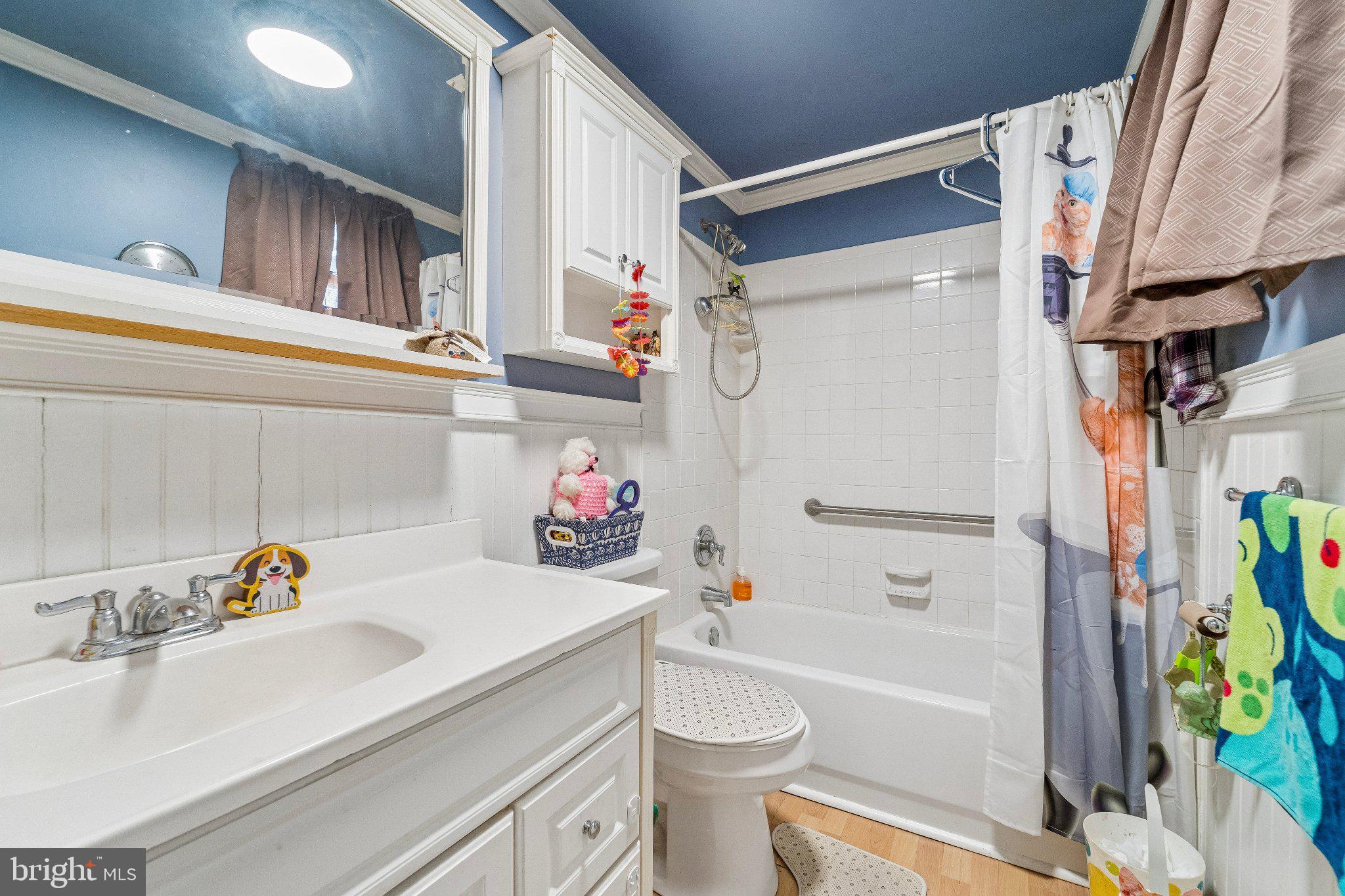 309 Dutton Mill Road Brookhaven, PA 19015 - Photo 12 of 24 Charming bathroom with playful accents.