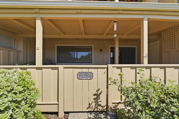 a view of front door