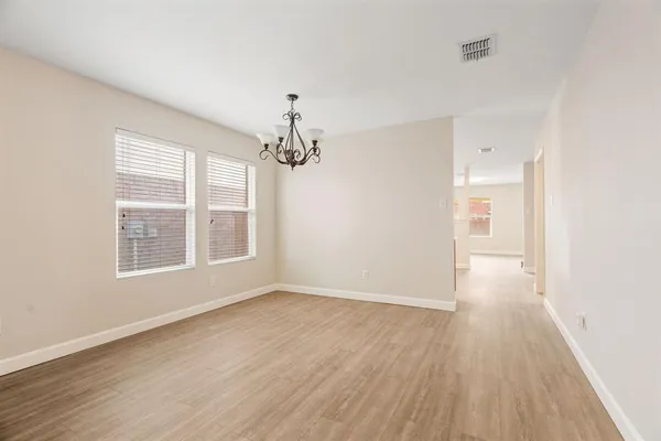 a view of livingroom with hardwood floor and window